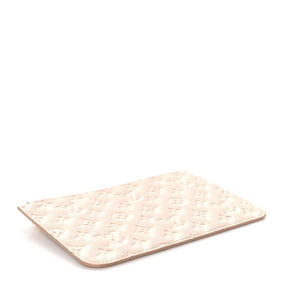 Louis Vuitton Empreinte Monogram Summer Stardust Neverfull MM Pochette Beige Clair 4 of 7