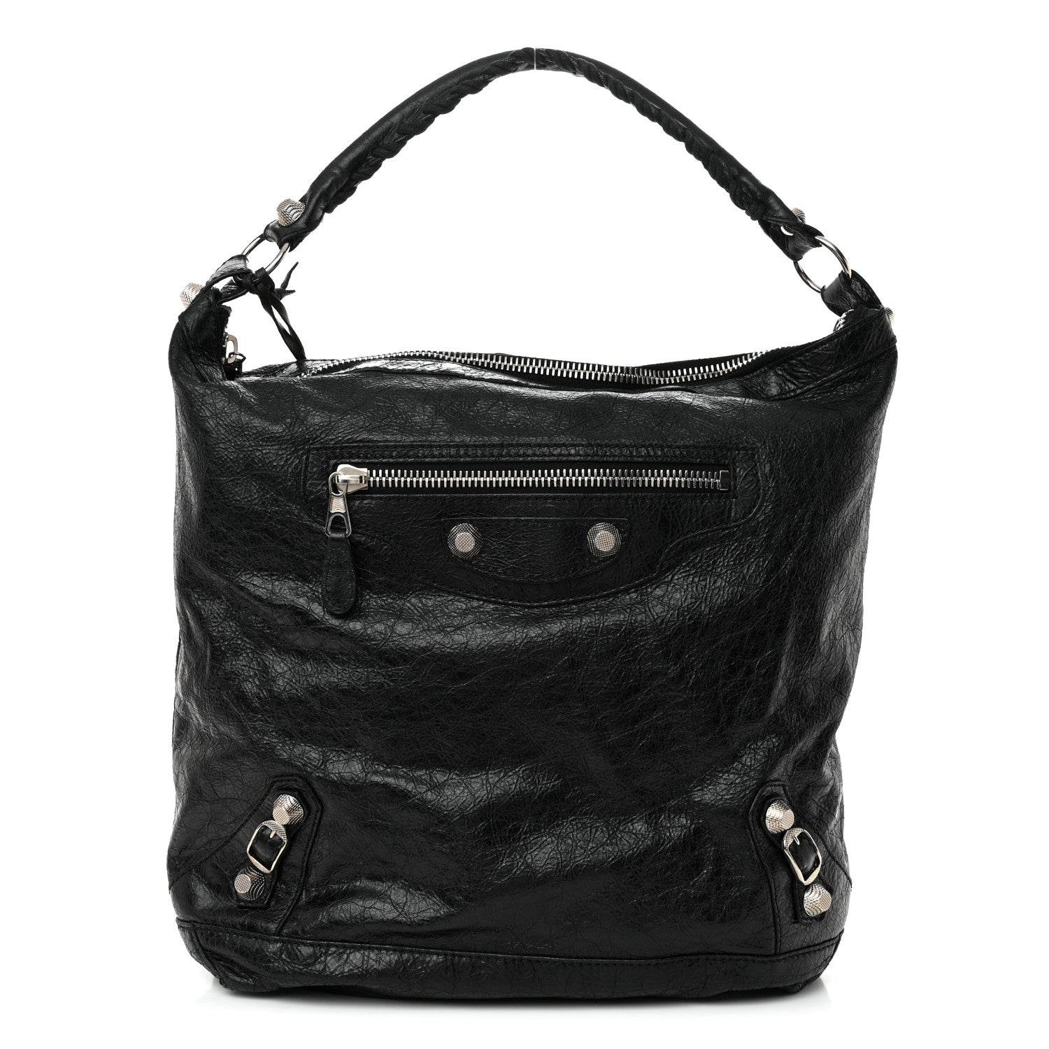 Balenciaga Agneau Giant 12 Silver Hardware Day Hobo Black 1 of 13