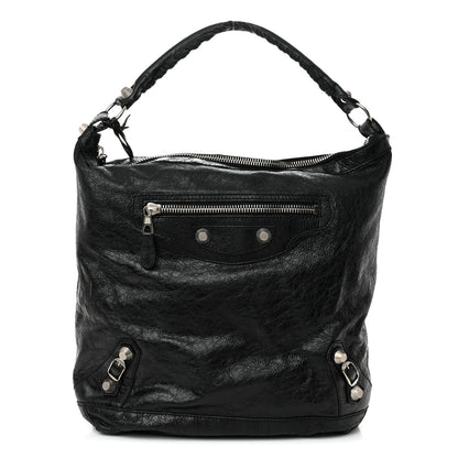 Balenciaga Agneau Giant 12 Silver Hardware Day Hobo Black 1 of 13