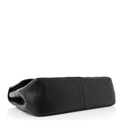 Chanel Caviar Quilted Jumbo Double Flap Black 4 of 11