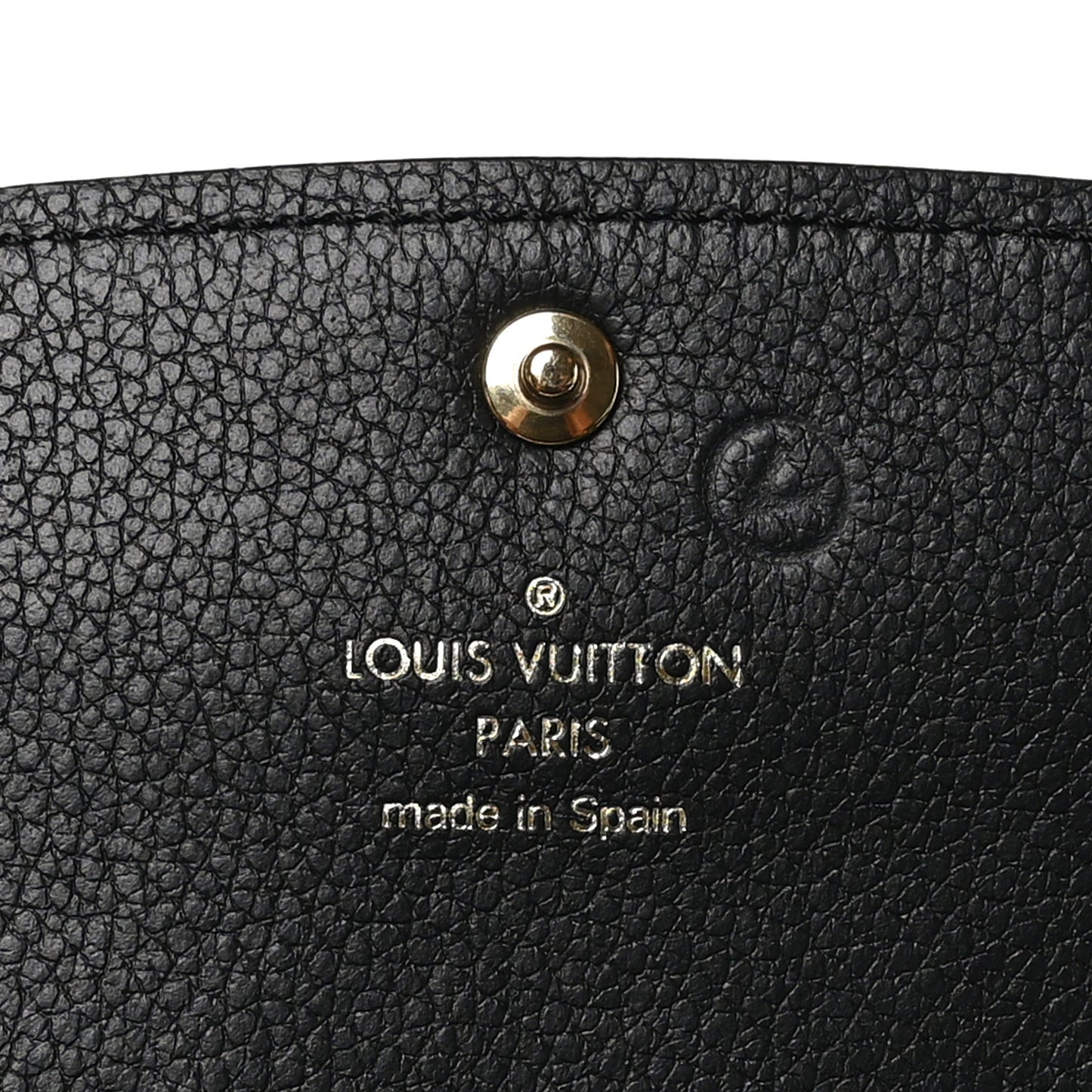 Empreinte Monogram Giant Emilie Wallet Black Beige