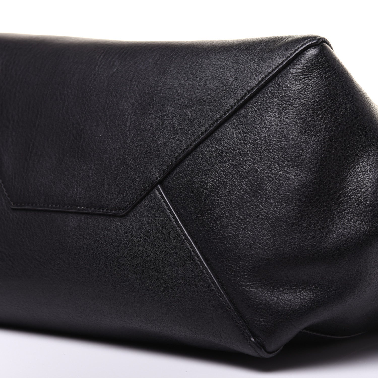Celine Soft Grained Calfskin Small Belt Cabas Phantom Black 7 of 20