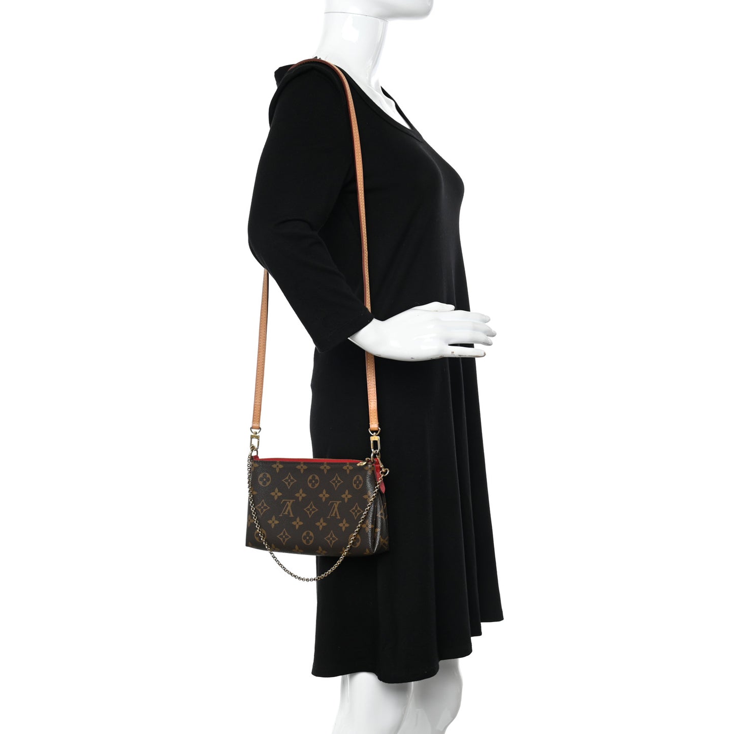 Monogram Pallas Clutch Cherry