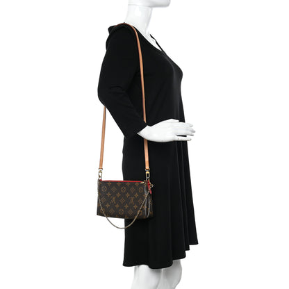 Louis Vuitton Monogram Pallas Clutch Cherry 2 of 9