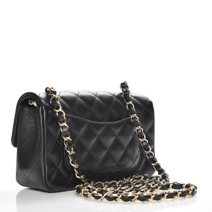Chanel Caviar Quilted Mini Rectangular Flap Black 3 of 8