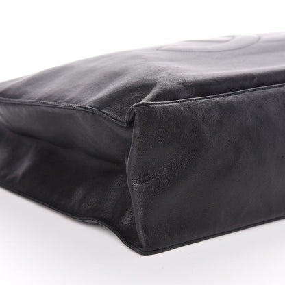 Chanel Lambskin CC Tote Black 8 of 9