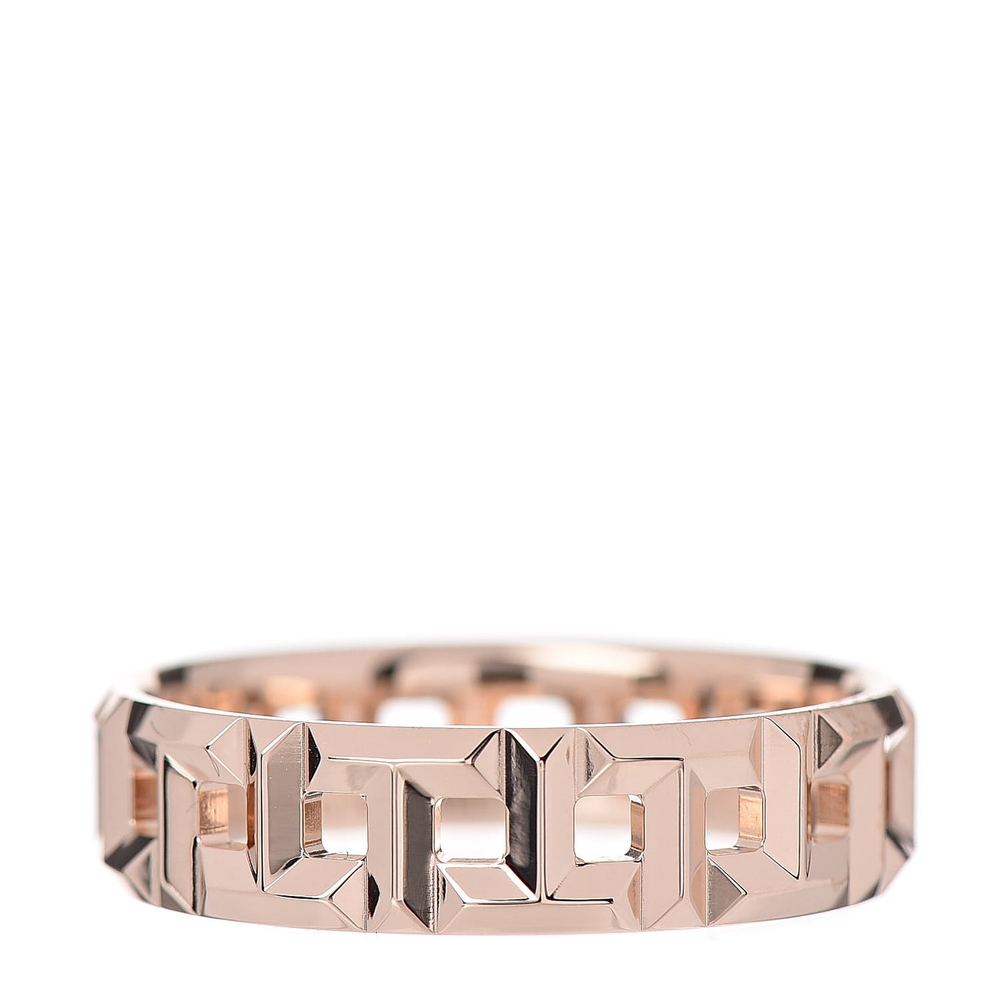 18K Rose Gold T True Wide Ring 60 9