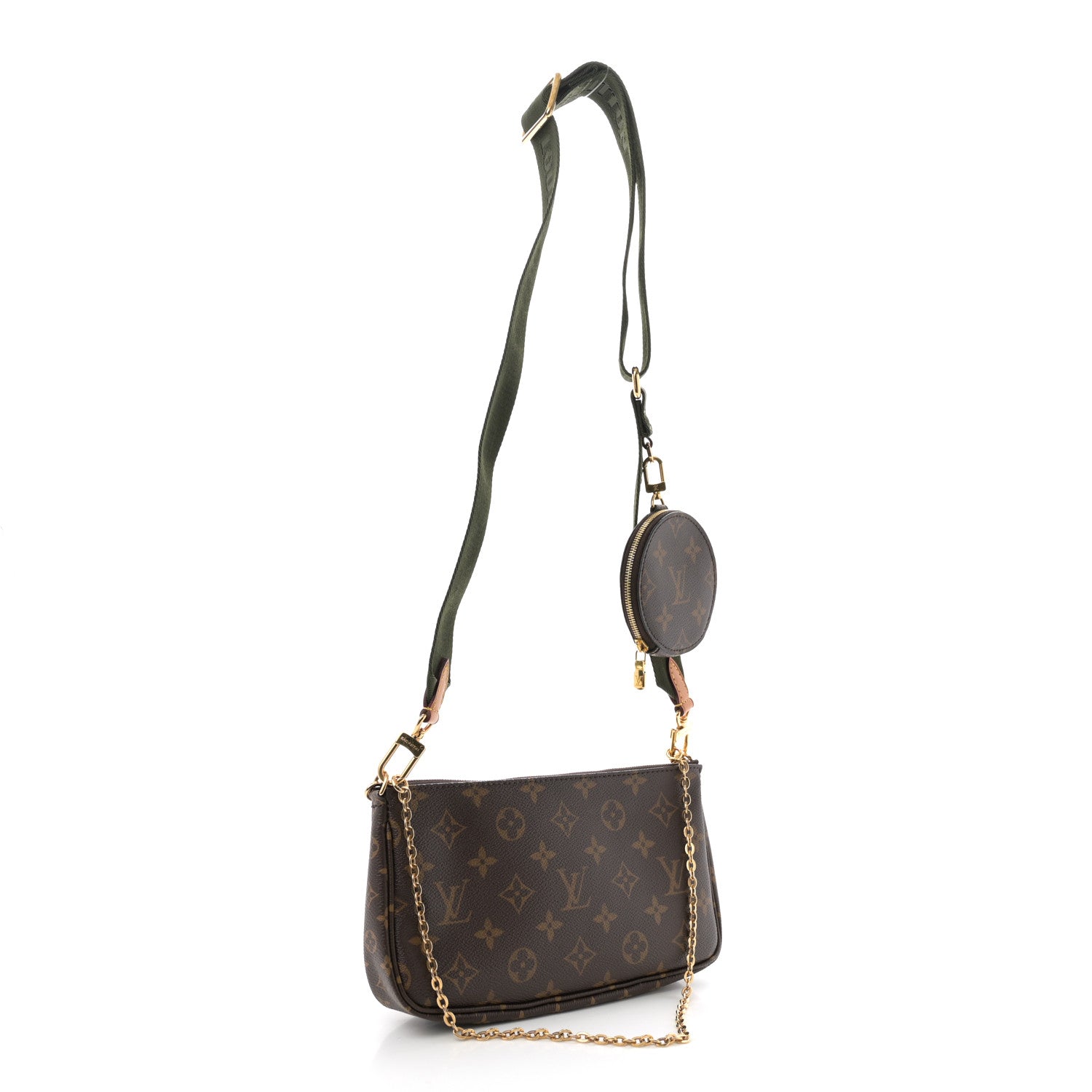 Louis Vuitton Monogram Multi Pochette Accessories Kaki 3 of 15