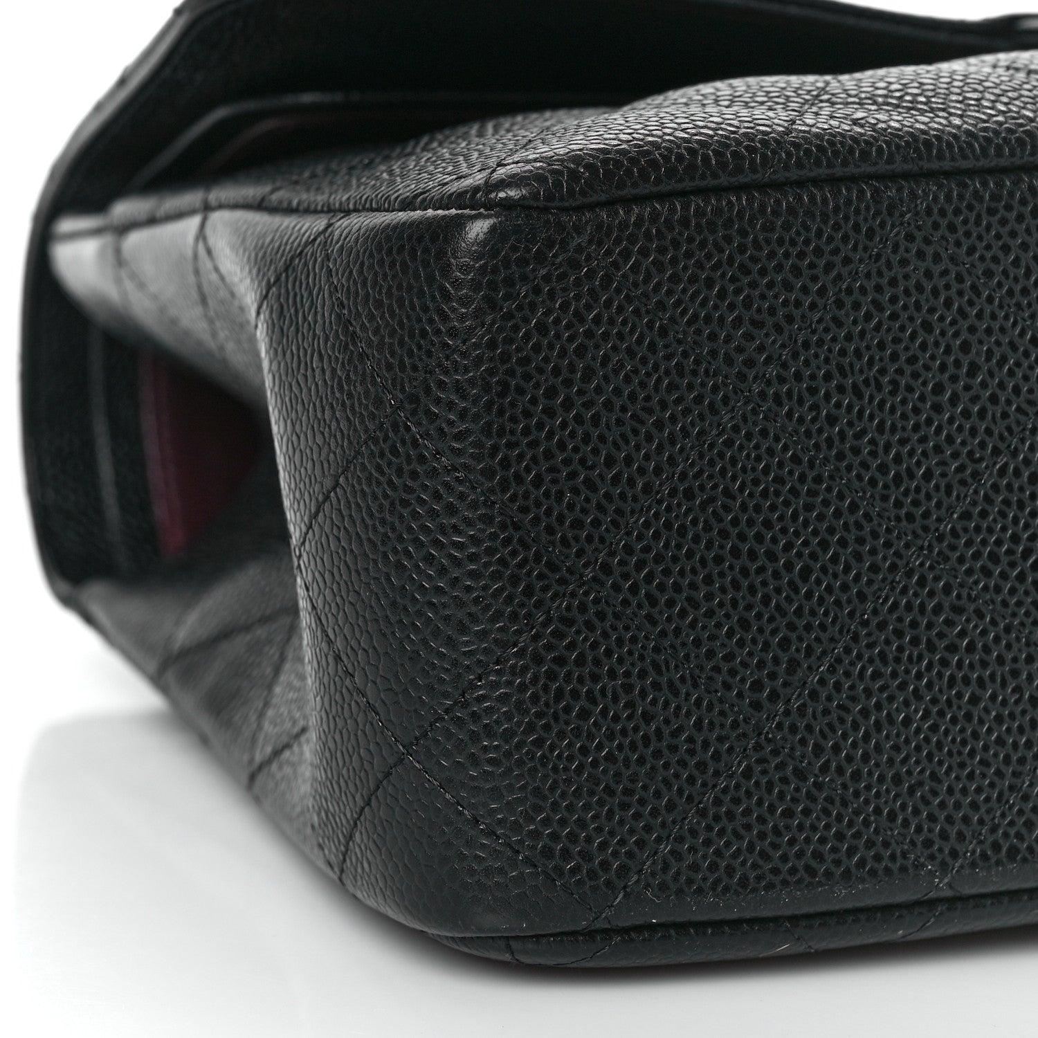 Chanel Caviar Quilted Jumbo Double Flap Black 8 of 12