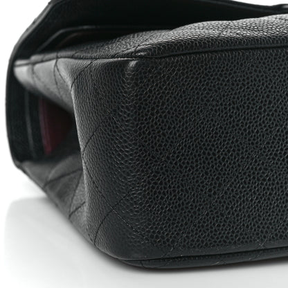 Chanel Caviar Quilted Jumbo Double Flap Black 8 of 12