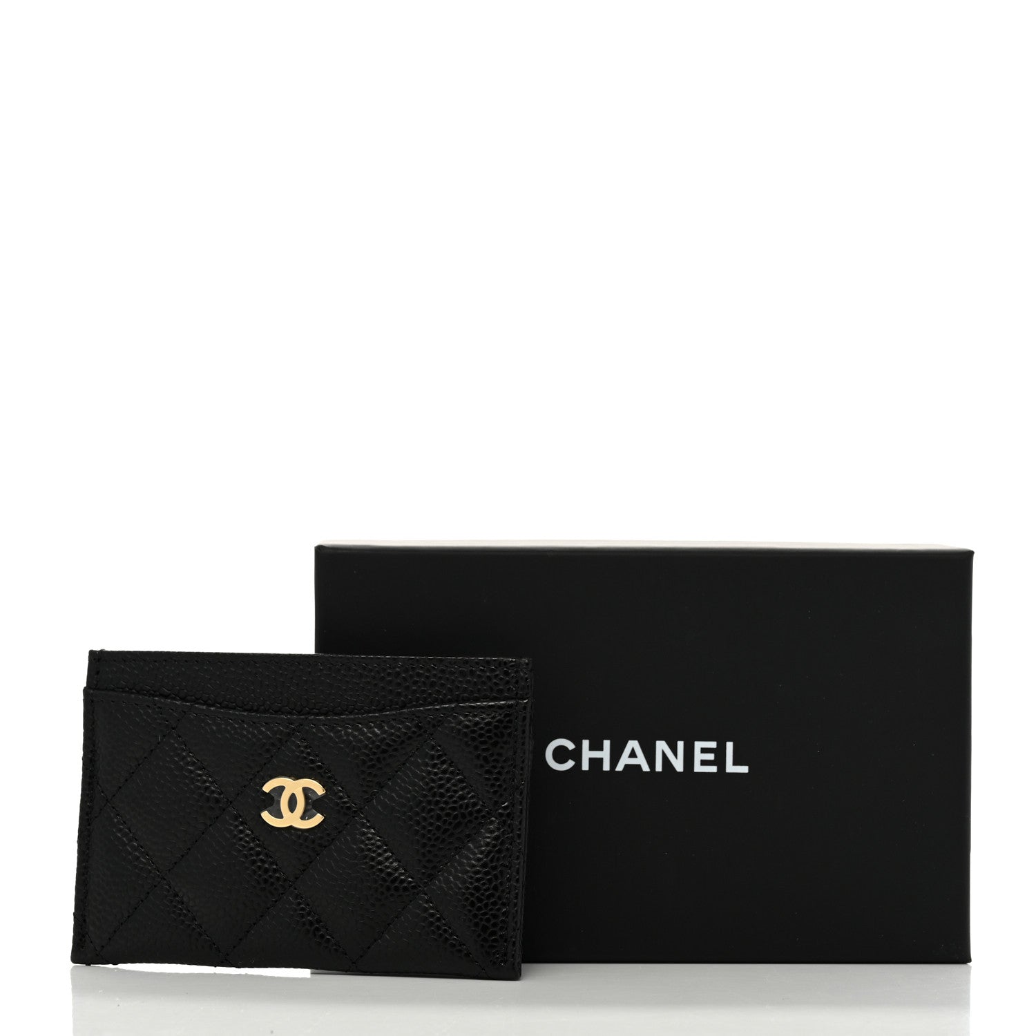 Chanel Caviar Quilted Card Holder Black 8 of 8
