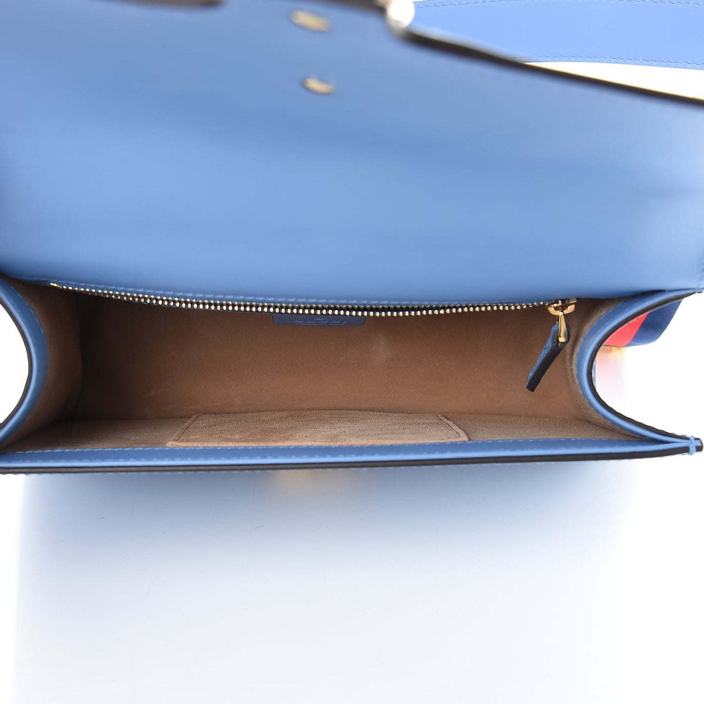 Calfskin Small Sylvie Shoulder Bag Clear Sky Blue