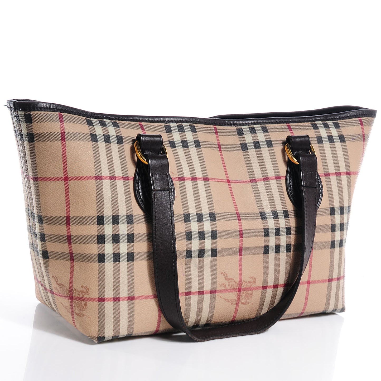 Haymarket Check Large Tote Brown