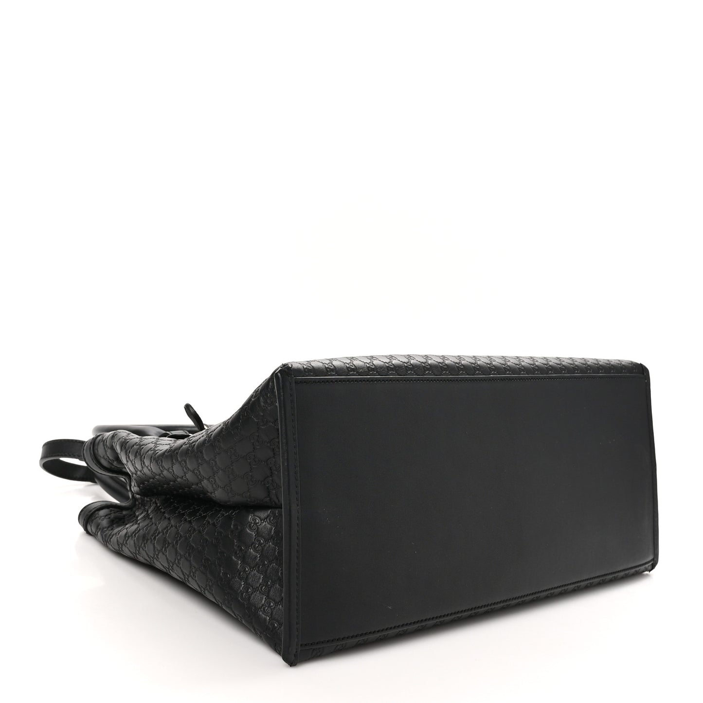 Soft Microguccissima Medium Tote Black
