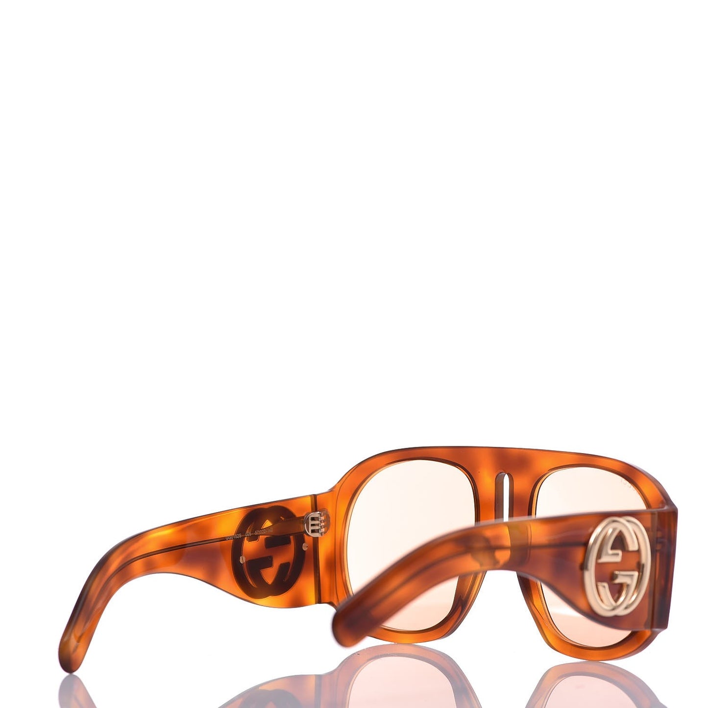 Acetate Oversized Interlocking G Sunglasses GG0152S Tortoise