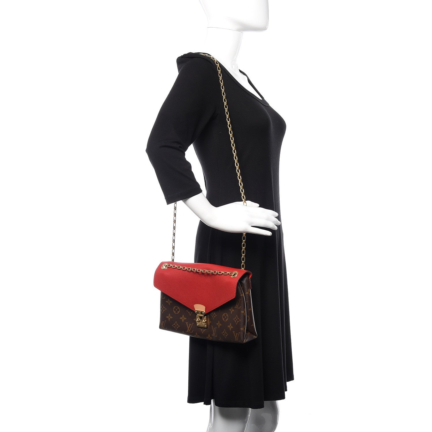 Louis Vuitton Monogram Pallas Chain Cherry 2 of 9