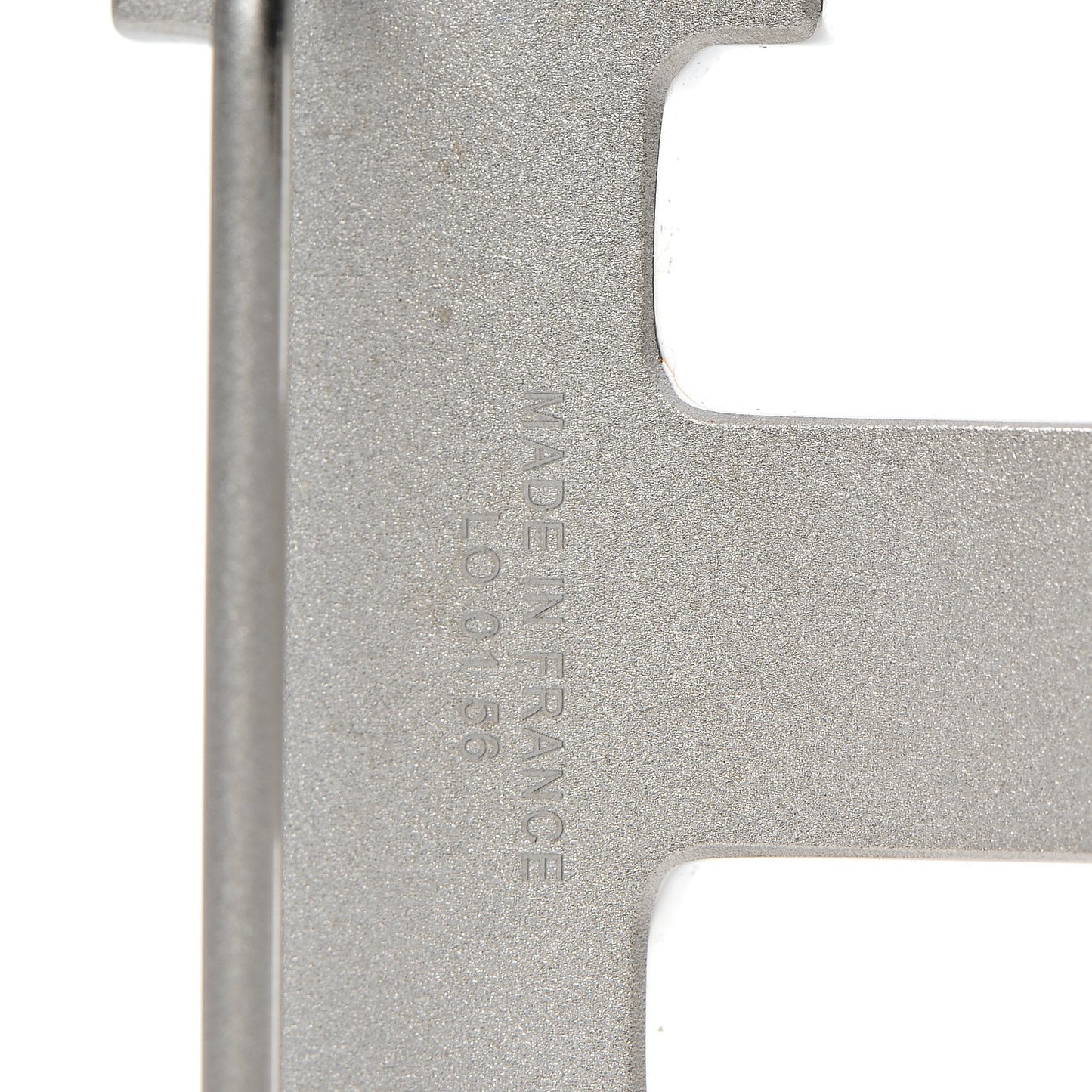 Brushed Palladium 32mm H Belt Buckle