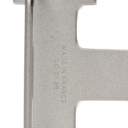 Hermes Brushed Palladium 32mm H Belt Buckle 3 of 4