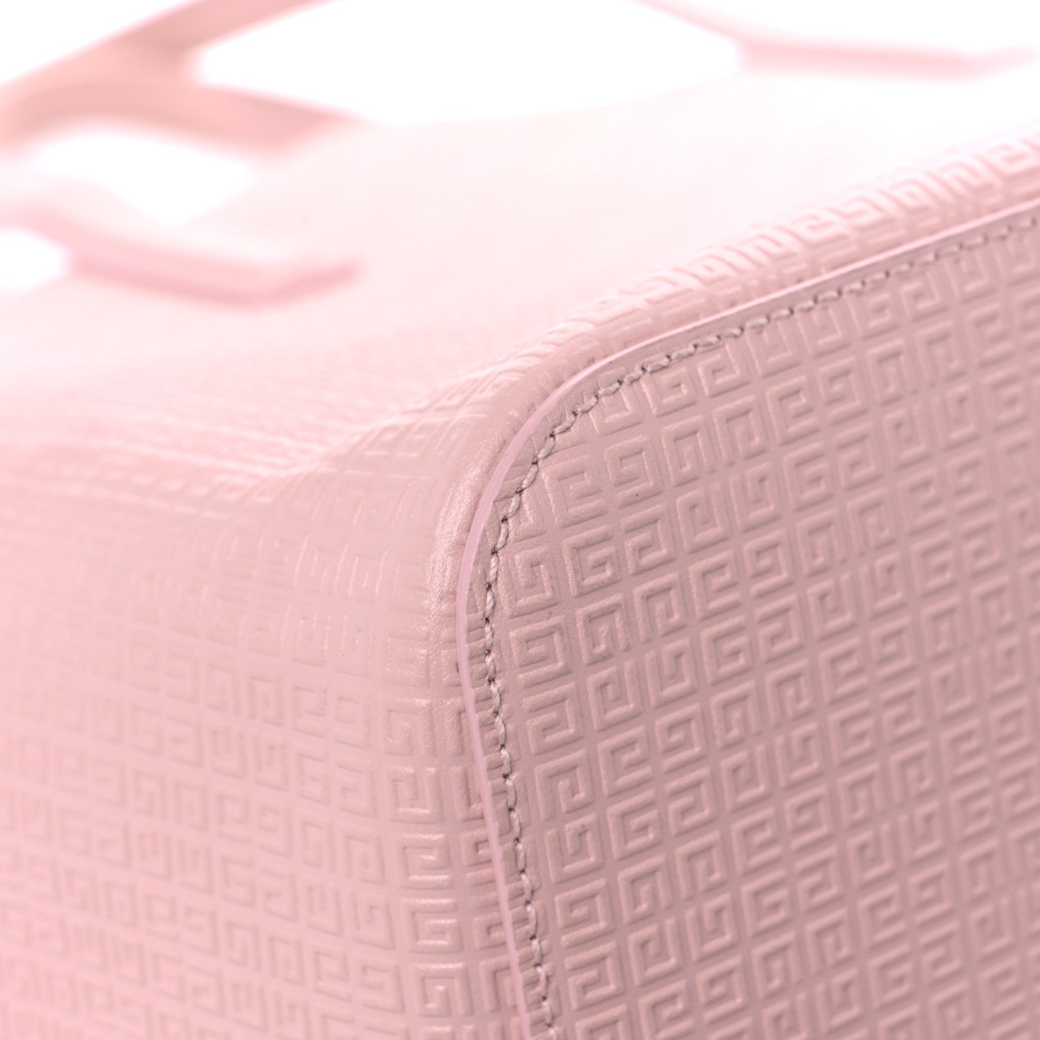 Givenchy Calfskin Logo Embossed Wing Shopper Tote Blush Pink 8 of 14