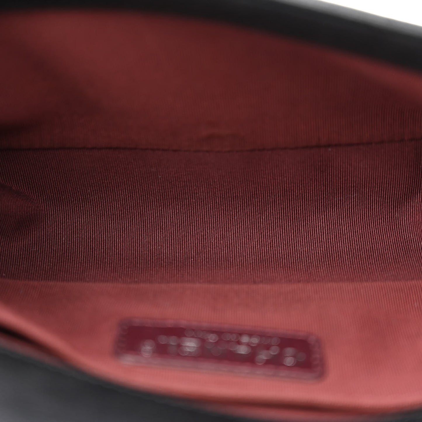 Goatskin Quilted Patent Small Duo Boy Flap Black