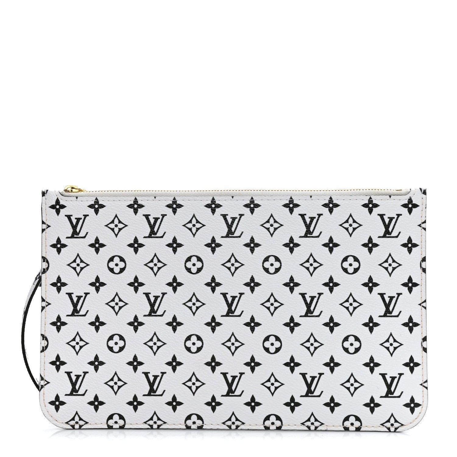 Louis Vuitton Monogram Giant Neverfull MM GM Pochette White 1 of 6