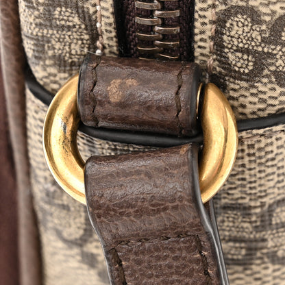 Gucci GG Supreme Monogram Web Mini Ophidia Double Zip Messenger Bag Beige New Acero 11 of 13