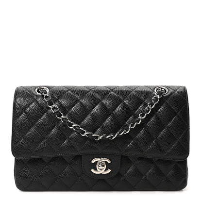 Chanel Caviar Quilted Medium Double Flap Black 1 of 19