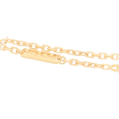 Van Cleef & Arpels 18K Yellow Gold Black Onyx Magic Alhambra Pendant Necklace 4 of 5