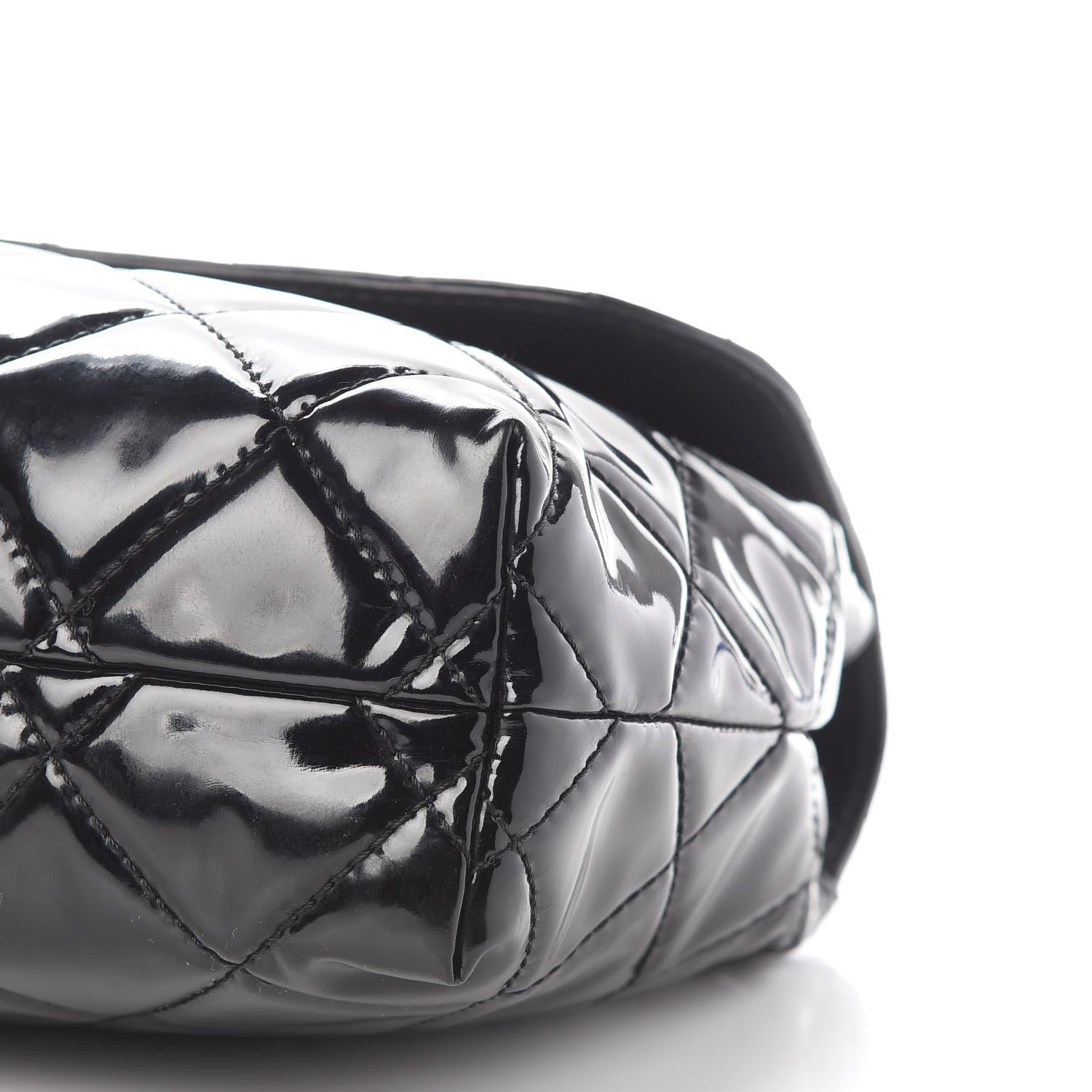 Chanel Vinyl Quilted In the Business Flap Bag Black 9 of 10