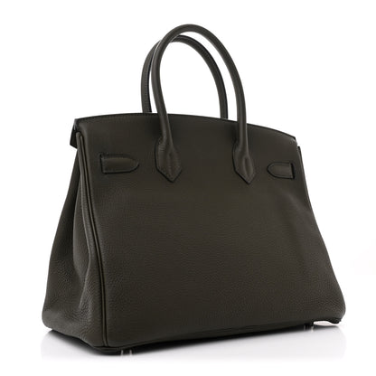 Hermes Togo Birkin 30 Vert De Gris 2 of 11