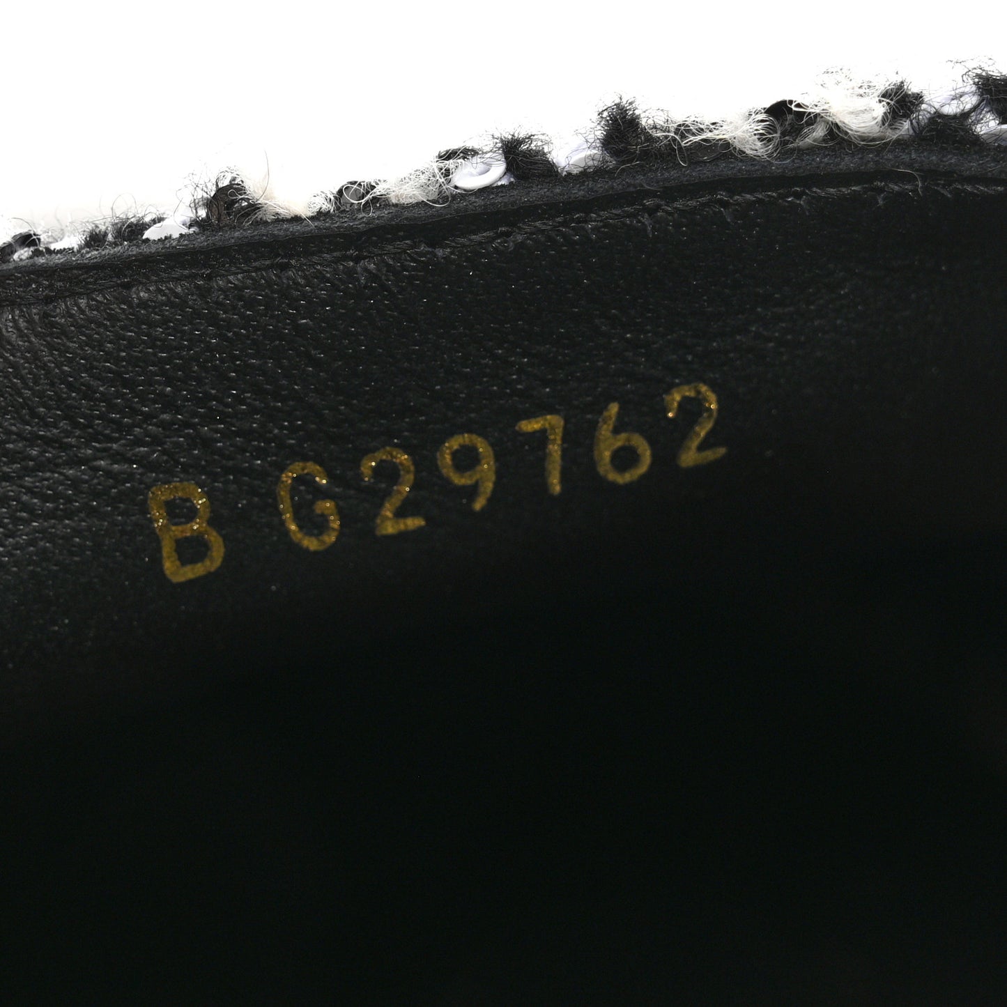 Tweed Lambskin CC Espadrilles 39 White Black