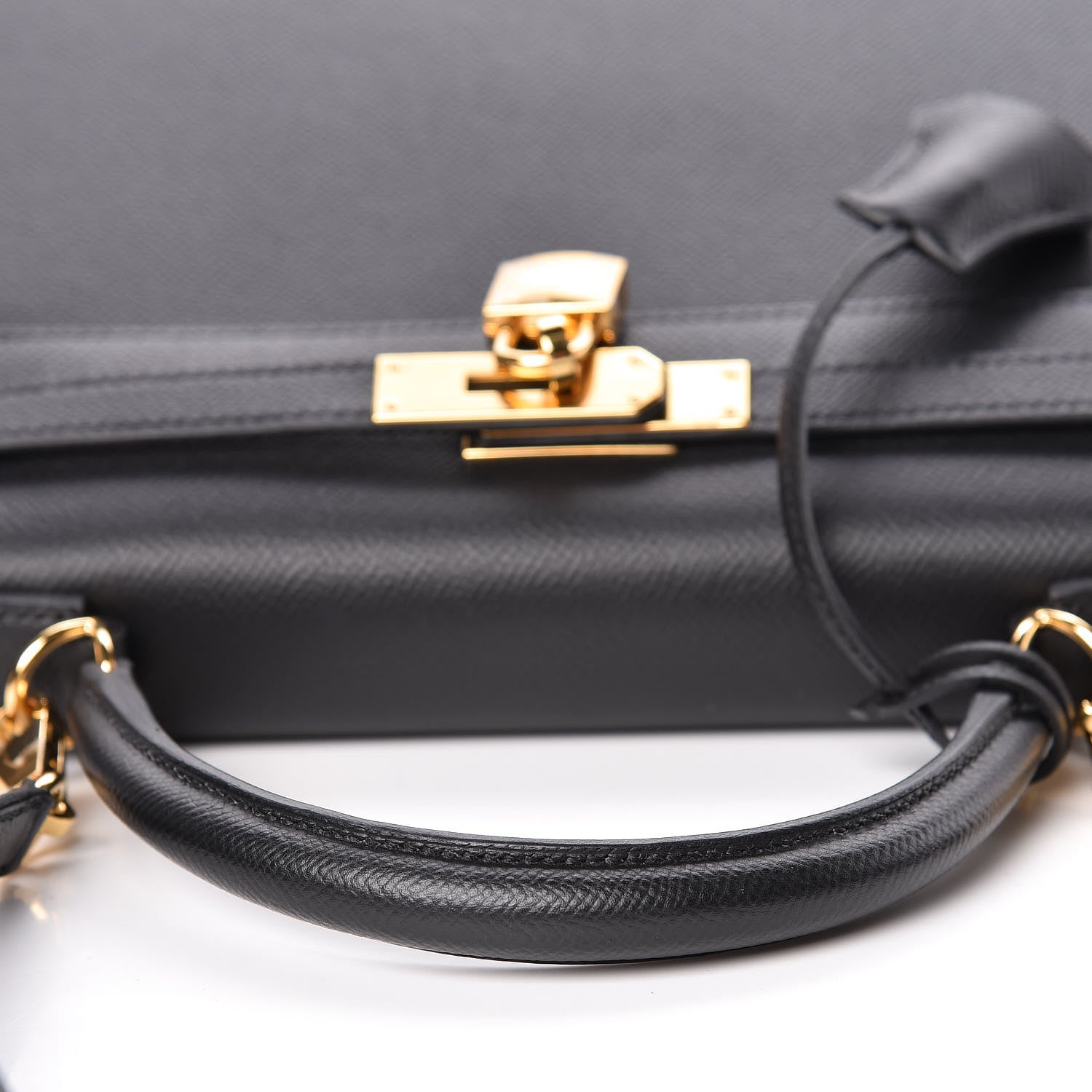 Hermes Epsom Kelly Sellier 28 Black 9 of 43