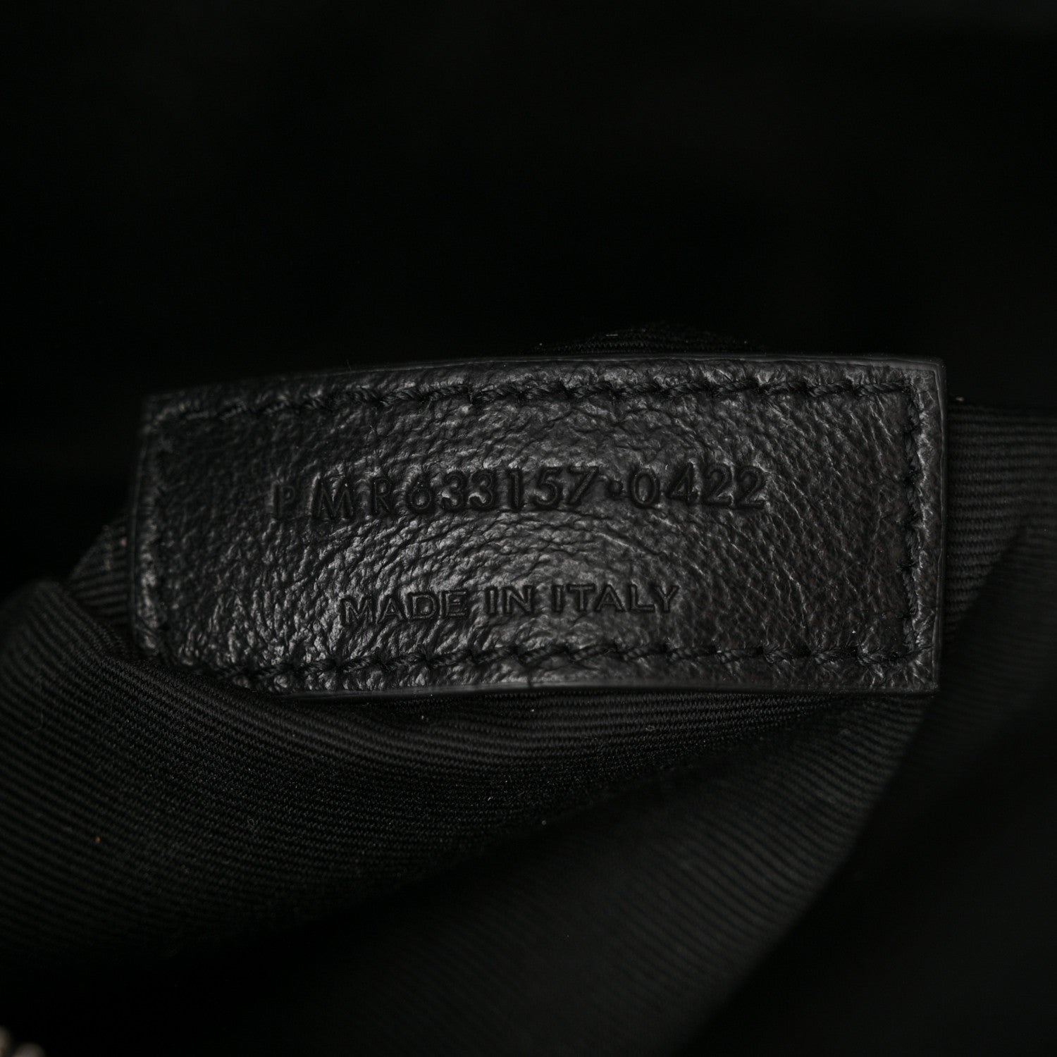 Saint Laurent Crinkled Calfskin Matelasse Monogram Large Niki Chain Satchel Black 7 of 10