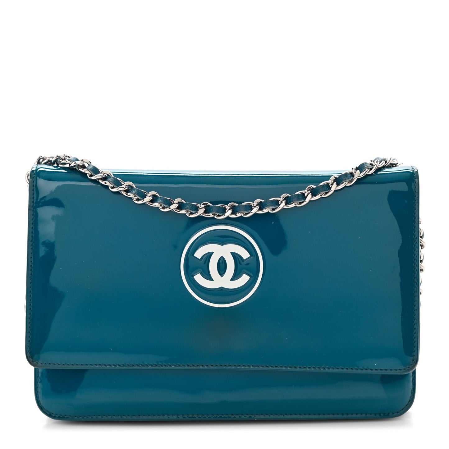 Patent CC Logo Wallet On Chain WOC Blue