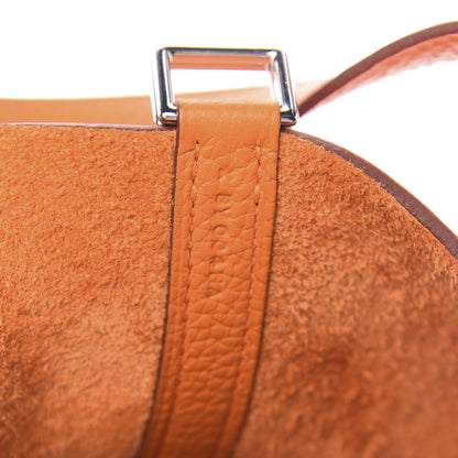 Hermes Taurillon Clemence Picotin Lock 18 PM Orange 7 of 11