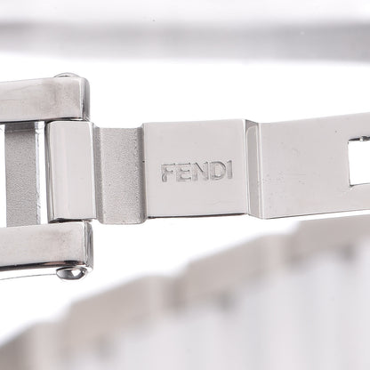 Fendi Stainless Steel Ceramic Diamond 34mm Momento Bugs Quartz Watch Orange 7 of 9