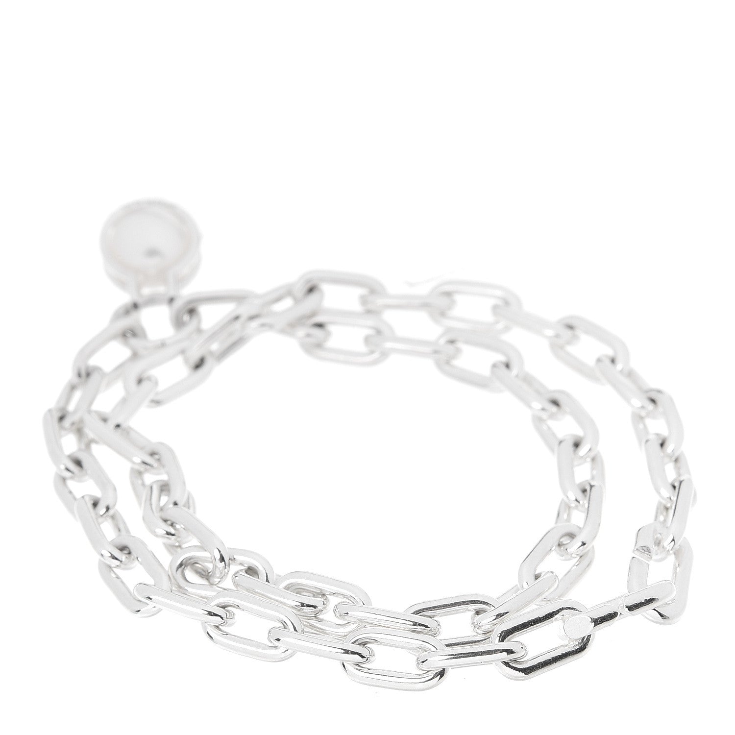 Tiffany Sterling Silver Pearl HardWear Link Bracelet 3 of 6