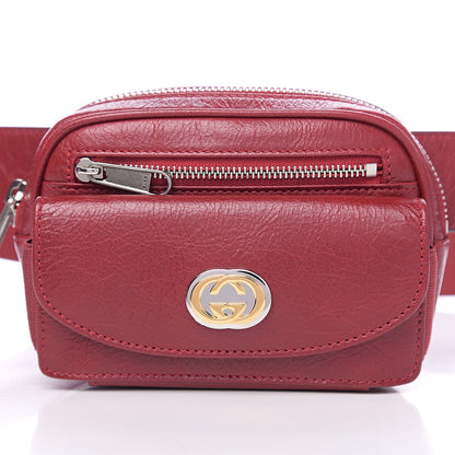 Gucci Fluffy Calfskin Mini Morpheus Belt Bag Red 7 of 10