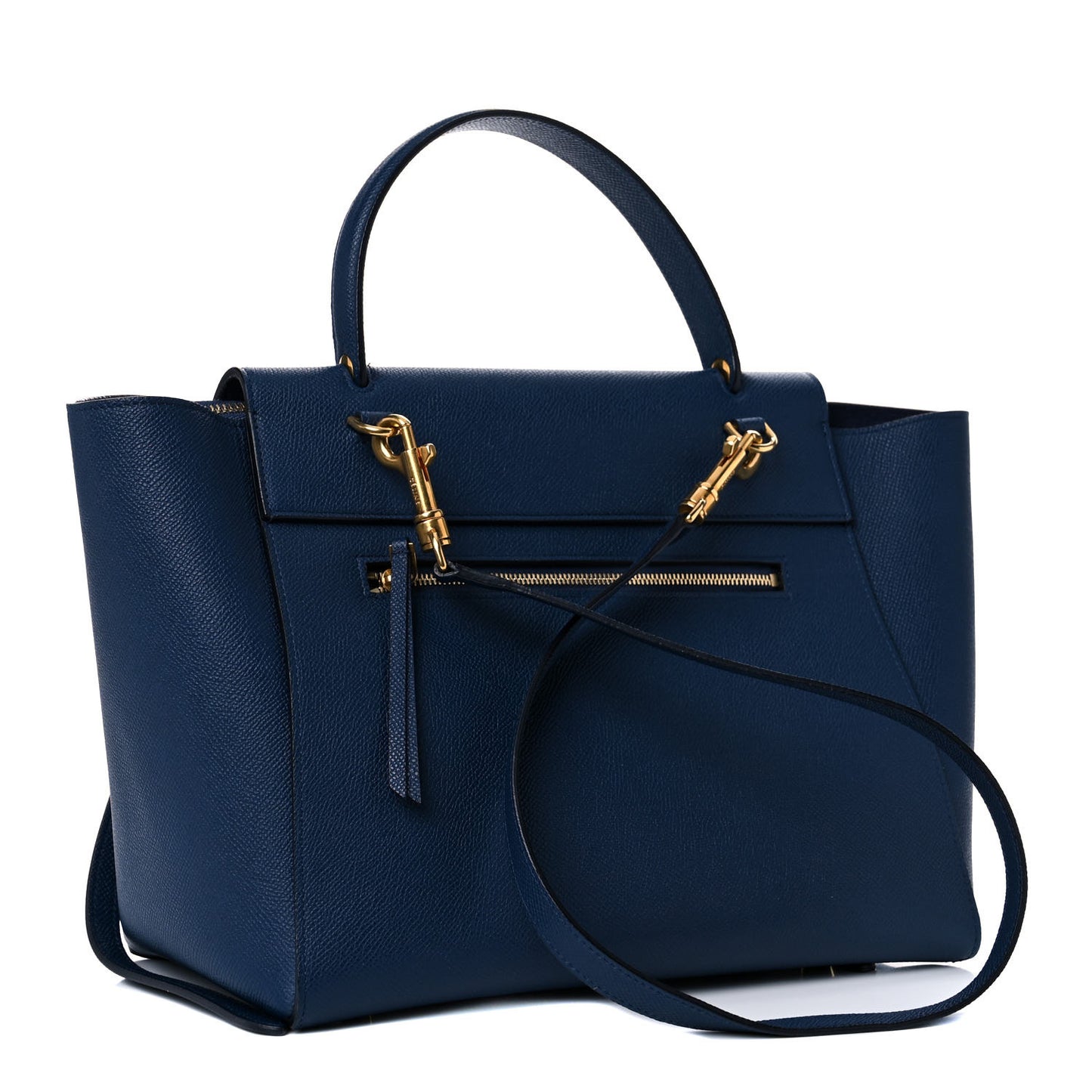Grained Calfskin Mini Belt Bag Deepsea