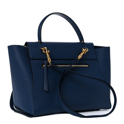 Celine Grained Calfskin Mini Belt Bag Deepsea 2 of 11