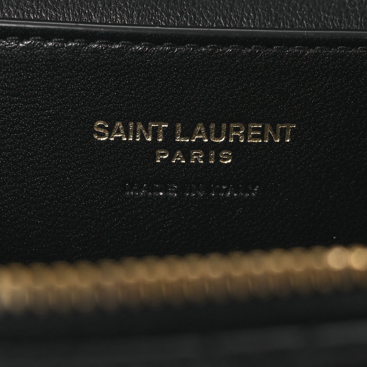 Lambskin Quilted Mini Gaby Vanity Case Black