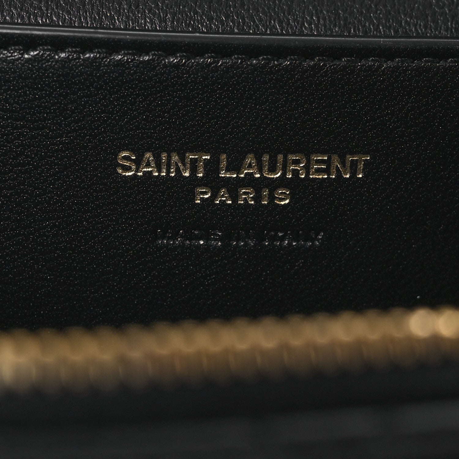 Saint Laurent Lambskin Quilted Mini Gaby Vanity Case Black 6 of 13