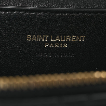 Saint Laurent Lambskin Quilted Mini Gaby Vanity Case Black 6 of 13