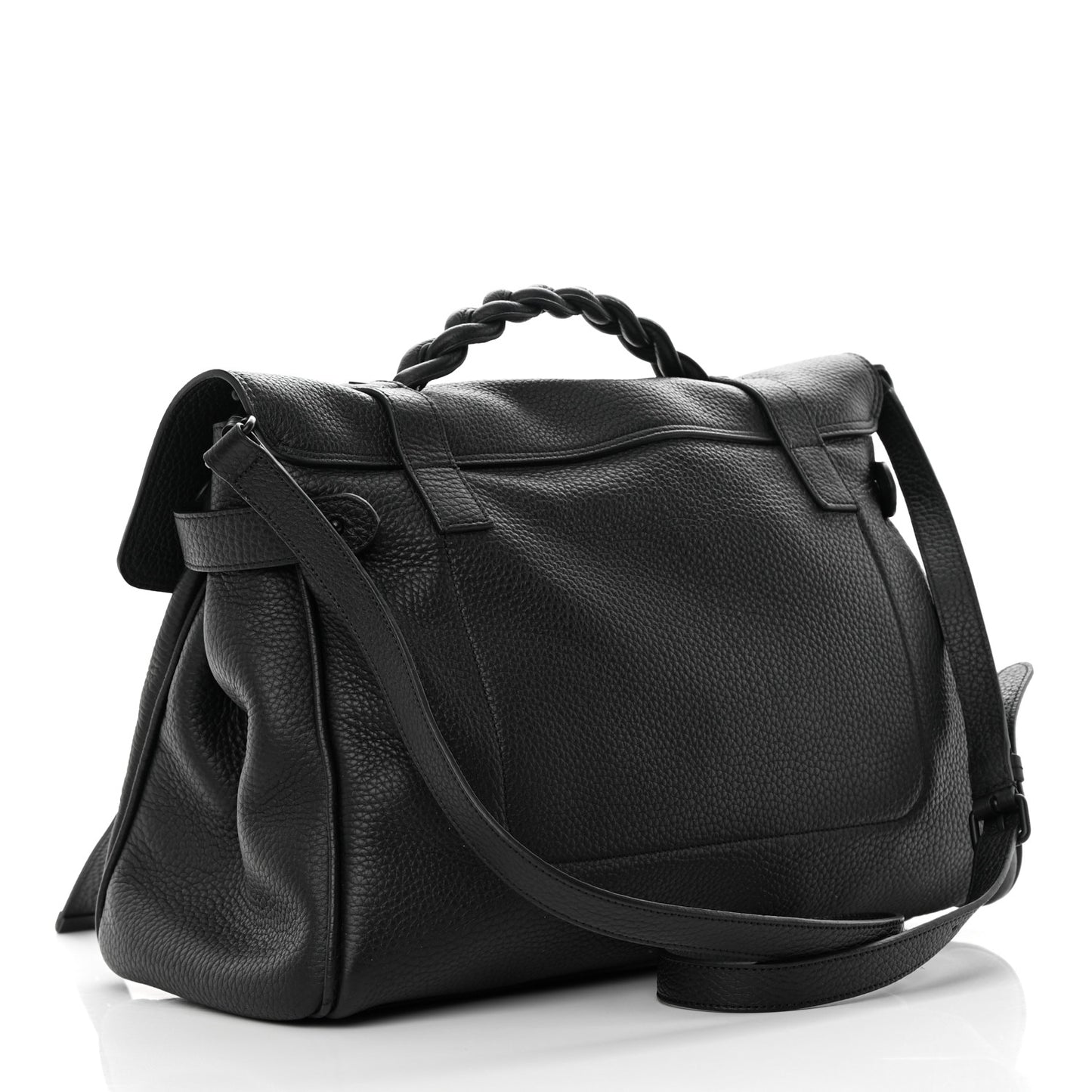 Heavy Grain Oversized Alexa Black