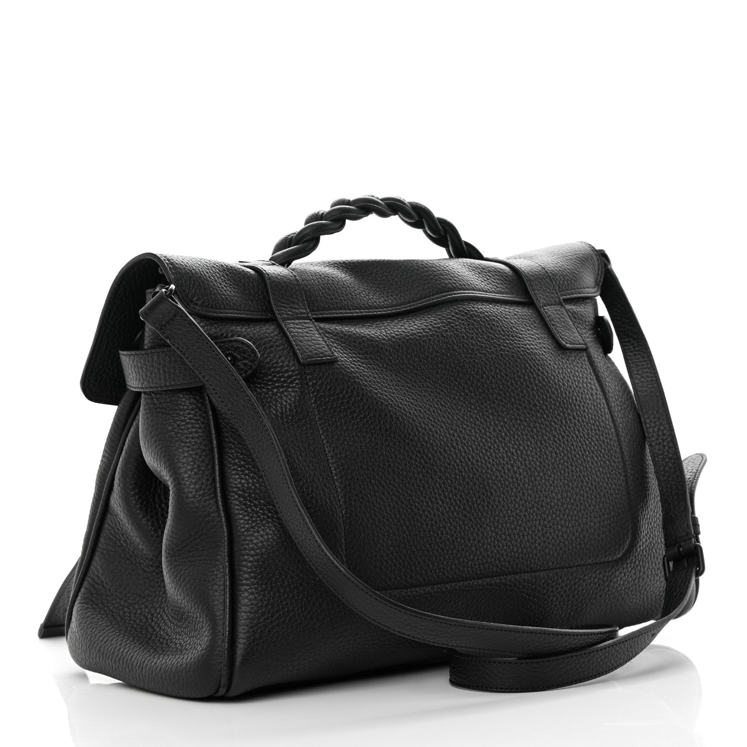 Mulberry Heavy Grain Oversized Alexa Black 2 of 11