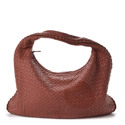 Bottega Veneta Nappa Intrecciato Large Veneta Hobo Quarzo 1 of 10