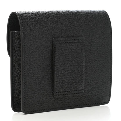 Hermes Chevre Mysore Roulis Slim Wallet Black 3 of 9