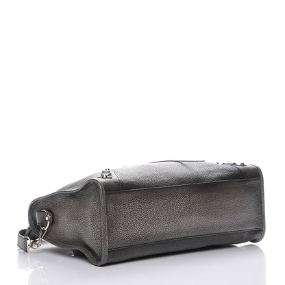 Balenciaga Grained Calfskin Classic Gold Hardware City Ombre Grey Gradient 5 of 8