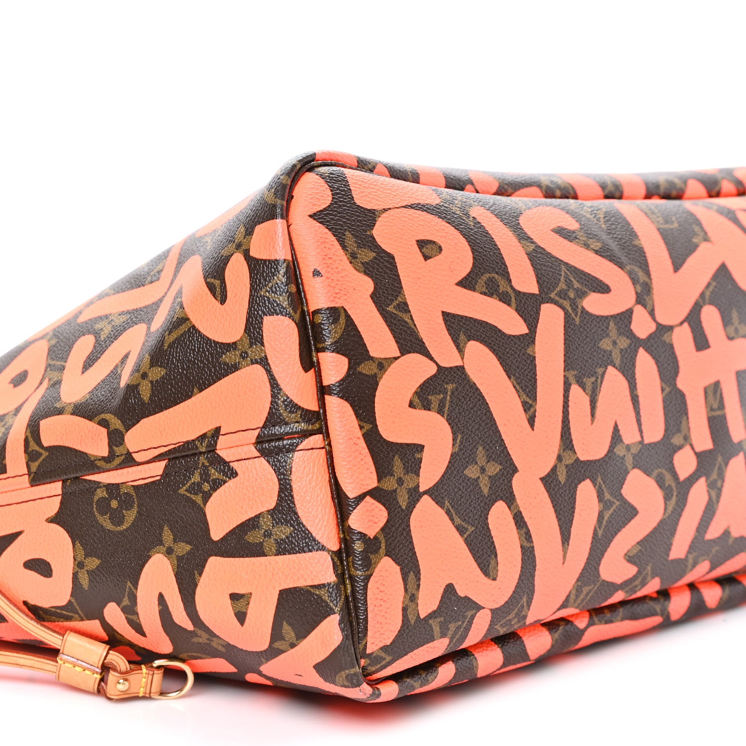 Louis Vuitton Monogram Graffiti Neverfull GM Orange 9 of 11