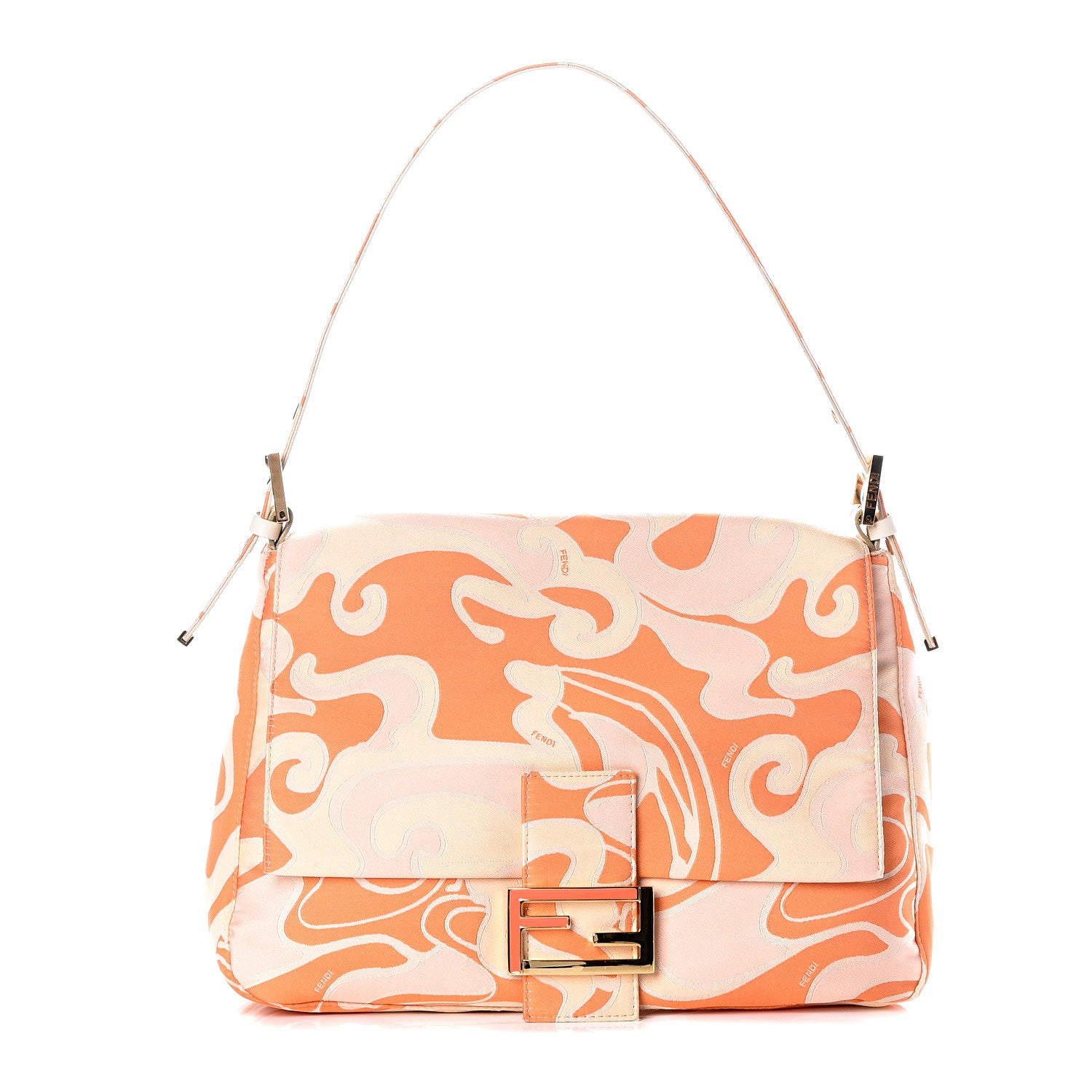 Fendi Canvas Printed Mama Baguette Multicolor 1 of 9